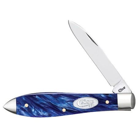 Case Cutlery 2023 Case Sparxxblue Pearl Kirinite Smooth Tear Drop Tb101028 Ss CAS-23436